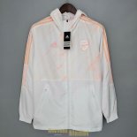 Arsenal Vestes Coupe Vent White Orange 2021/2022