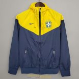 Bresil Vestes Coupe Vent Yellow Blue II 2021/2022