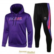 PSG x Jordan Sweat Capuche Purple + Pantalon Black 2021/2022