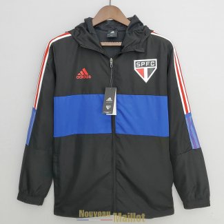 Sao Paulo FC Vestes Coupe Vent Black Blue II 2022/2023