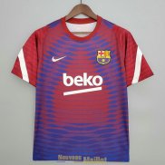 Maillot Barcelona Training Blue Red IV 2021/2022