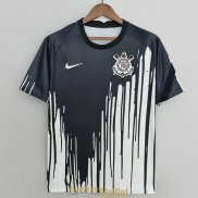 Maillot Corinthians Pre Match Black White 2022/2023