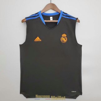 Maillot Real Madrid Vest Training Black III 2021/2022