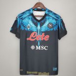 Maillot Napoli Kappa x Marcelo Burlon Black 2021/2022