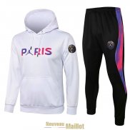 PSG x Jordan Sweat Capuche White II+ Pantalon Black 2021/2022