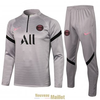 PSG Sweat Entrainement Grey + Pantalon Grey 2021/2022