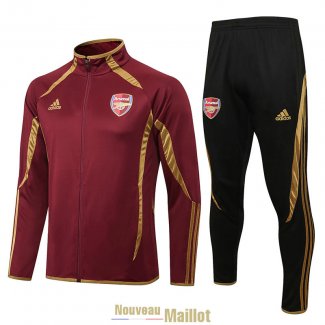 Arsenal Veste Red I + Pantalon Black I 2022/2023