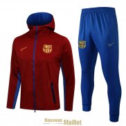 Barcelona Veste Capuche Red + Pantalon Blue 2021/2022