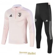 Juventus Sweat Entrainement Pink + Pantalon Black 2021/2022