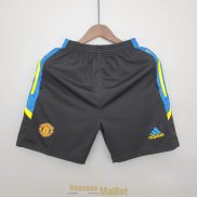 Short Manchester United Training Black IV 2021/2022