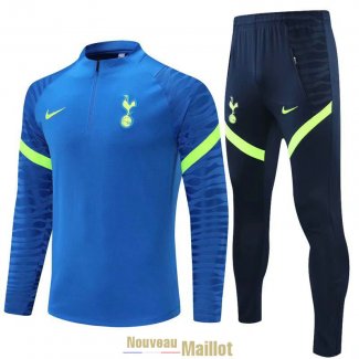 Tottenham Hotspur Sweat Entrainement Blue + Pantalon Blue 2021/2022