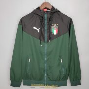 Italie Vestes Coupe Vent Green Black I 2021/2022