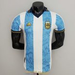 Maillot Match Argentine Commemorative White Blue 2021/2022