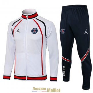 PSG x Jordan Veste White III + Pantalon Navy 2021/2022