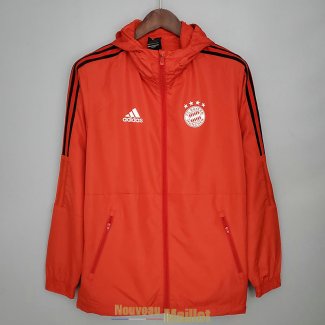 Bayern Munich Vestes Coupe Vent Red I 2021/2022