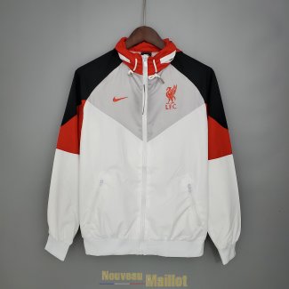 Liverpool Vestes Coupe Vent Black White Red 2021/2022