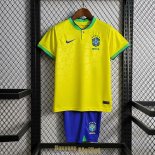 Maillot Bresil Enfant Domicile 2022/2023