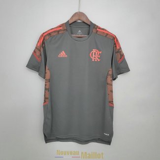 Maillot Flamengo Training Grey Red 2021/2022
