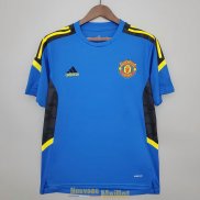 Maillot Manchester United Training Blue IV 2021/2022