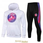 PSG x Jordan Sweat Capuche White I+ Pantalon Black 2021/2022