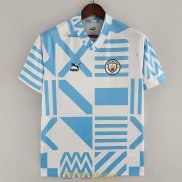 Maillot Manchester City Pre Match Blue White 2022/2023