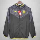 Borussia Dortmund Vestes Coupe Vent Black Grey 2021/2022