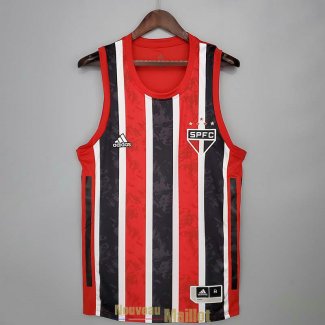 Maillot Sao Paulo FC Vest Red Black 2021/2022