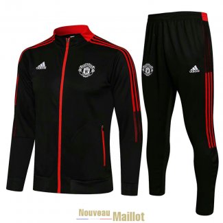 Manchester United Veste Black III + Pantalon Black 2021/2022