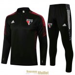 Sao Paulo FC Sweat Entrainement Black + Pantalon Black 2021/2022