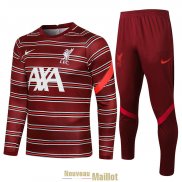 Liverpool Sweat Entrainement Red II + Pantalon Red II 2021/2022