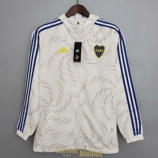 Boca Juniors Vestes Coupe Vent White III 2021/2022