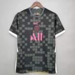 Maillot PSG Black Grey Pink 2021/2022