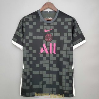 Maillot PSG Black Grey Pink 2021/2022