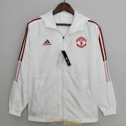 Manchester United Vestes Coupe Vent White I 2022/2023